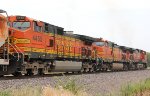 BNSF 4455 and 4877 trail on this nb.